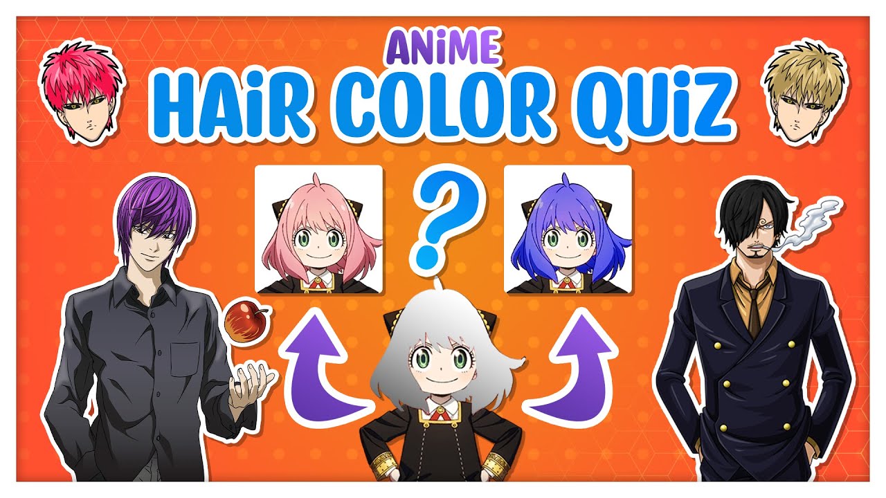 Anime Hair Color Quizzes