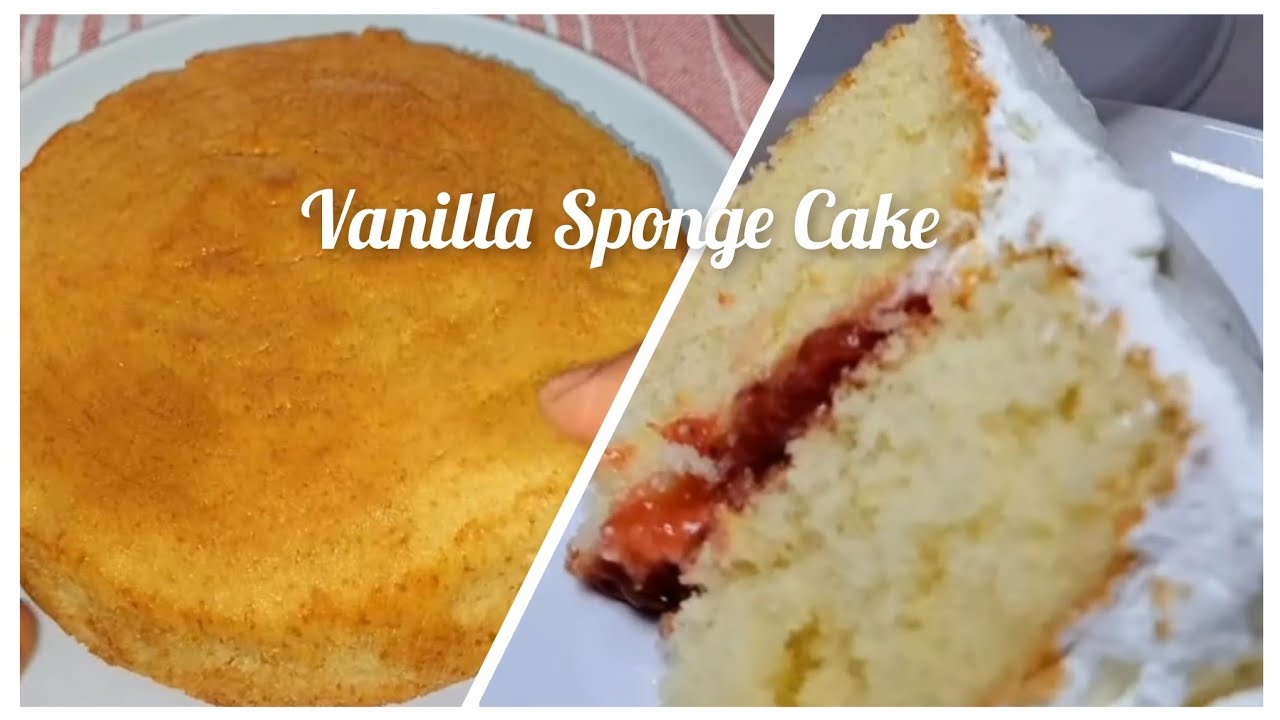 Fluffy Vanilla sponge cake |How to bake a sponge cake