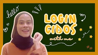 Step 1: How to first-time login to CIDOS?