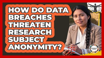 How Do Data Breaches Threaten Research Subject Anonymity?
