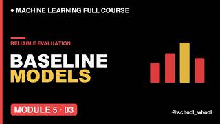 M5L3: Why Every Machine Learning Model Needs a Baseline Explained | ML free course #ai #datascience