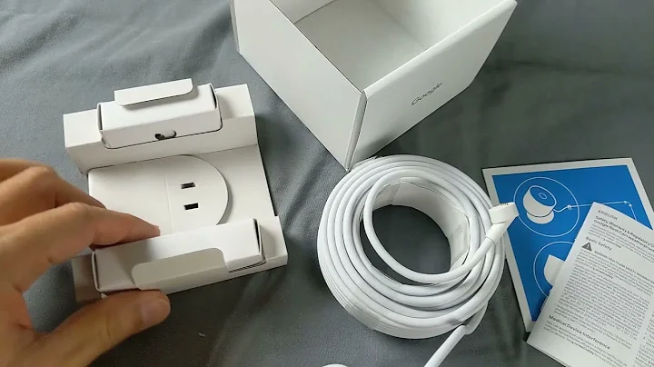 Google Weatherproof Cable for Nest Cam (Battery) Only - Snow - 10m