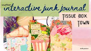 How to make a an interactive junk journal from a tissue box