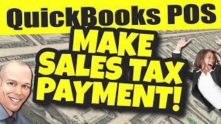 QuickBooks POS: Make Sales Tax Payment