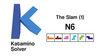 #Katamino - how to solve Level: The Slam (1) - N6