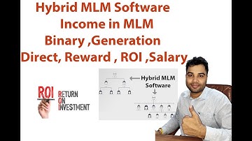 Hybrid MLM software Binary Generation Reward ROI Salary Direct level: hybrid MLM plan software