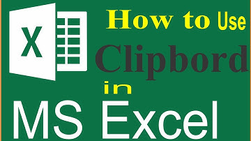 how to use clipboard in excel in urdu hindi