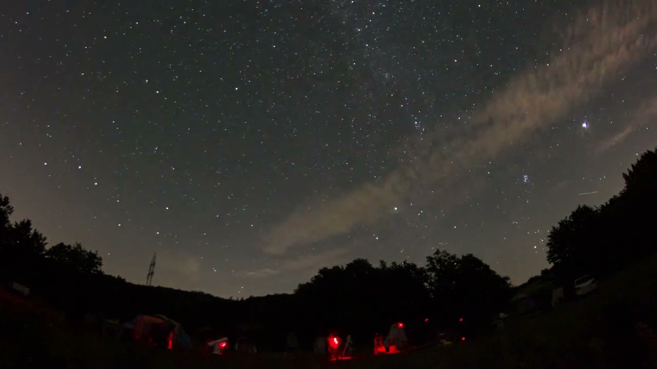 Night Timelapse Friday 18.08.2023 Canon 600d Walimex 8mm Fisheye