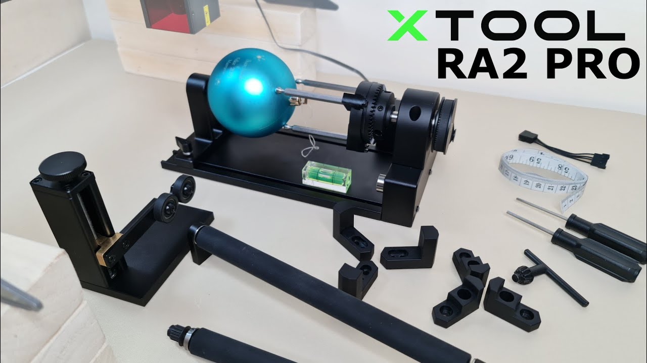 xTool D1 RA2 Pro 4-in-1 Rotary Tool Kit