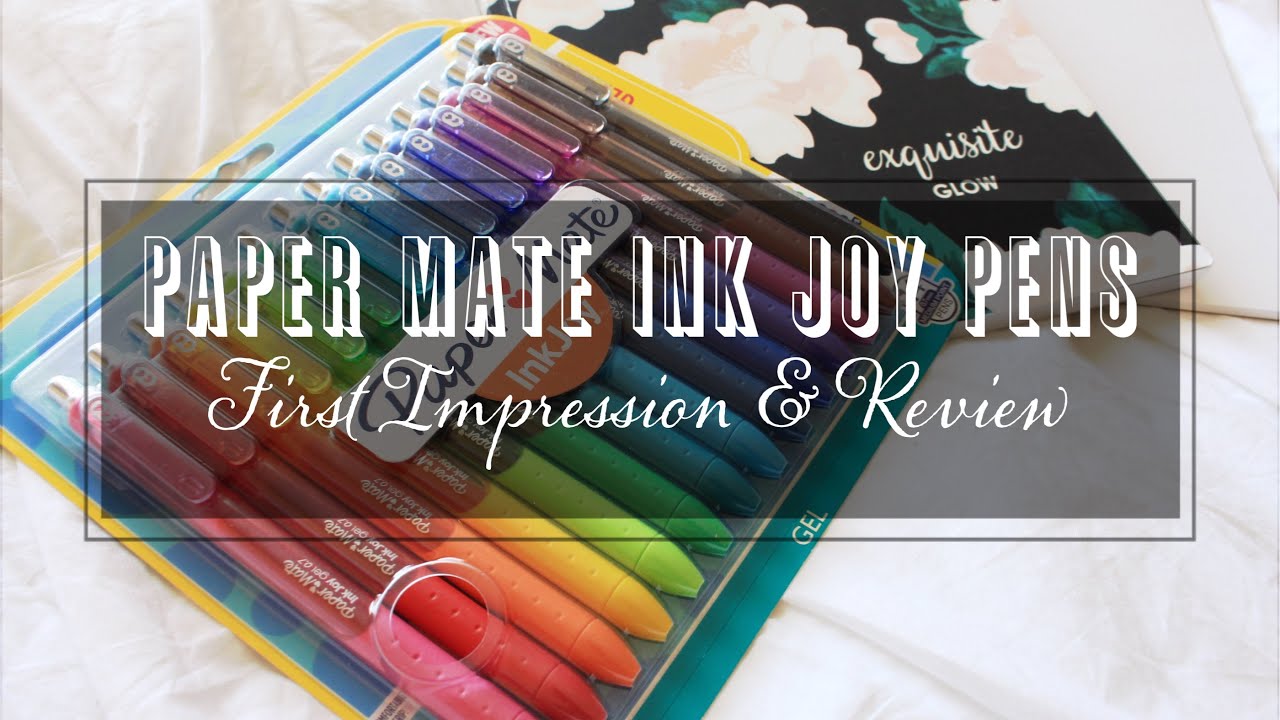 Papermate Inkjoy Gel Review and battle of the gel pens - which is best? »  Polkadotparadiso