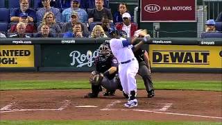 2013/04/10 Cain's RBI single