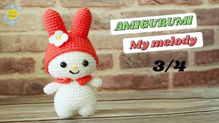  Amigurumi My Melody Crochet Pattern 34 Amigurumi Sanrio Free Tutorial 