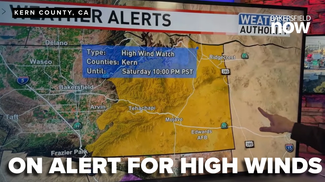 High winds on Saturday for Kern County's mountain communities