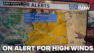 High winds on Saturday for Kern County's mountain communities