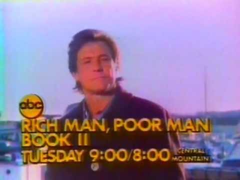 ABC promo Rich Man, Poor Man Book II 1977