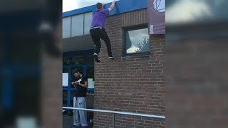 Making Your Own Rock Climbing Wall With Parkour