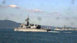 呉地方隊展示訓練　航行展示　　2011年9月24日