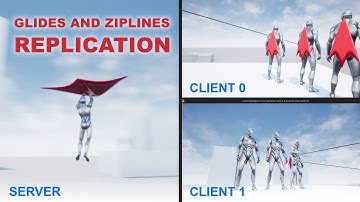 Unreal Engine 5 Gliding and Zipline Replication