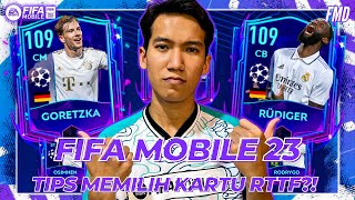 FIFA Mobile 23 Indonesia | Tips-Tips Untuk Kartu RTTF Pilih Kartu RTTF Yang Meta & Good Investment