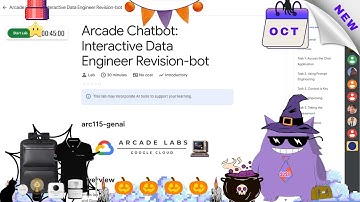 Arcade Chatbot: Interactive Data Engineer Revision-bot #2025 | #arc115-genai|#qwiklabs |#Solution