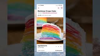 rainbow crepe cake, tasty, tasty recipes