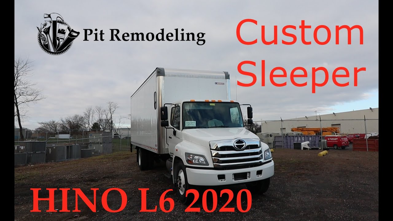 HINO 2020 L6 / CUSTOM BOX TRUCK SLEEPER YouTube