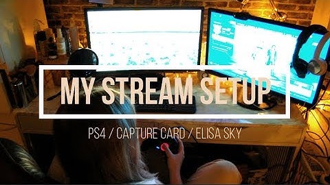 MY STREAM SETUP 🌻 on Ps4 (low budget!)