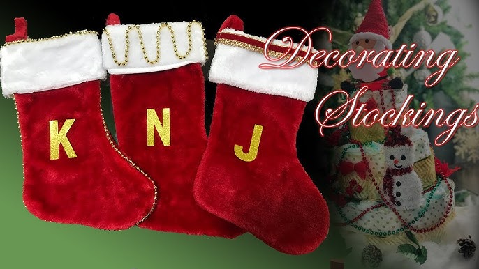 How to Decorate Christmas Stockings With Fabric Paint : Fun & Decorative  Crafts 