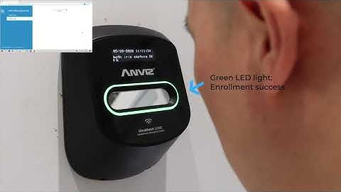 Anviz Ultramacht S2000 iris recognition : configurazione e registrazone utenti (iris)