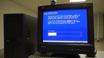 Install MS-DOS 6.22 from 1.44MB Floppy Disks to Pentium 4 Retro PC in the BACKROOMS
