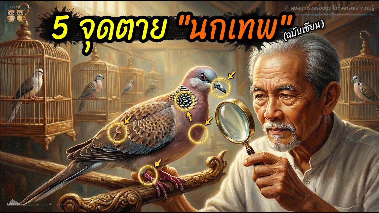 เซียนนกเขาดูยังไง? 5 จุดลับบนตัว 