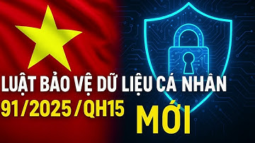 MỚI! LUẬT BẢO VỆ DỮ LIỆU CÁ NHÂN 91/2015/QH15