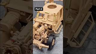 M1260A1 M-ATV Truck 1:35 Part 2🤩  #automobile #painting #scalemodel #miniature #diy #3dprinting