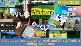 2024 04 19 The Archers Soap Opera