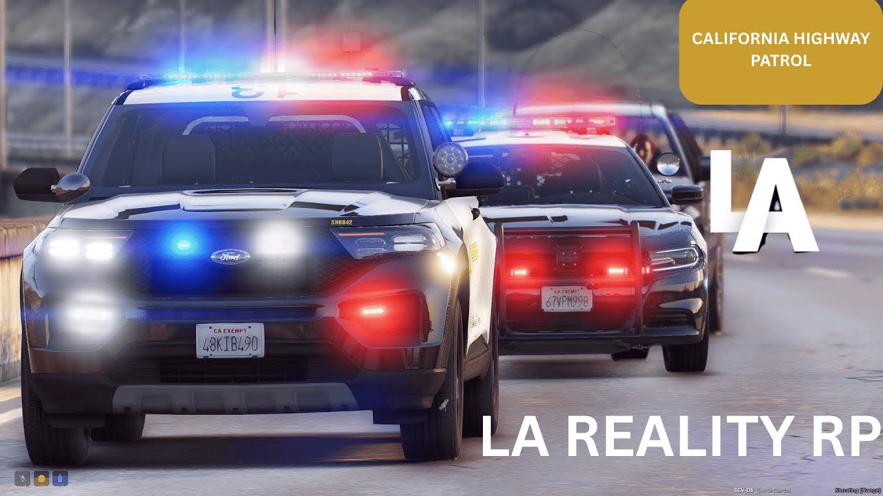 LA Reality RP - Realistic FiveM Server, California Highway Patrol - YouTube