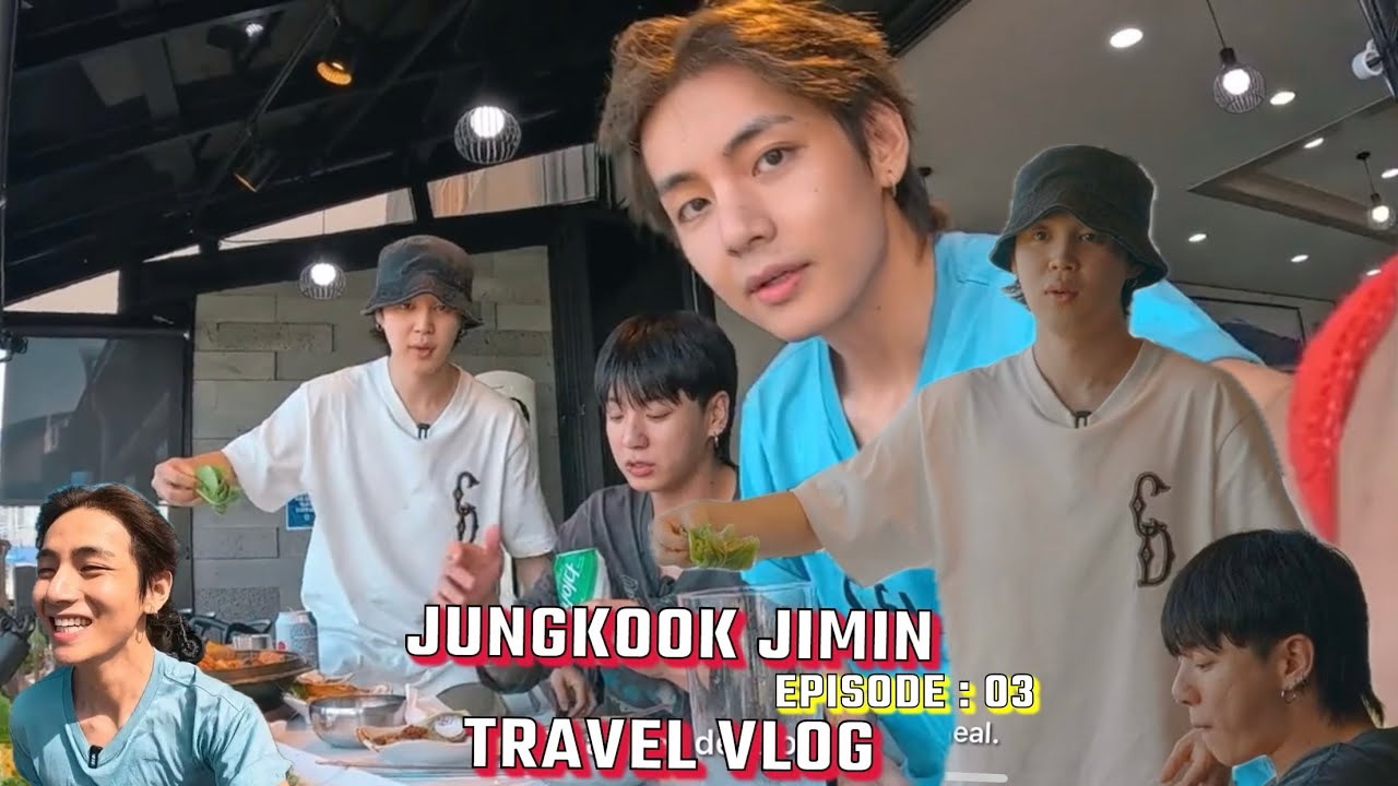 JIMIN AND JUNGKOOK TRAVEL VLOG EPISODE:03 Part 2 #bts #jungkook #jk #