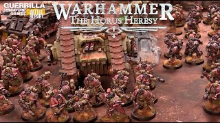 Warhammer: The Horus Heresy Battle Report - Raven Guard vs. Shattered Legions / Salamanders