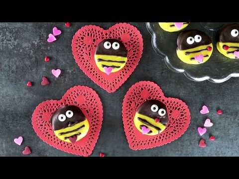 Kids Valentine Craft Printable Valentine's Day Bee Craft