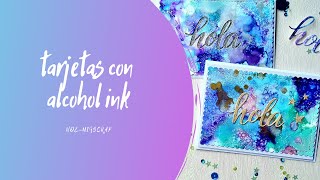 Tarjeta Alchol Ink