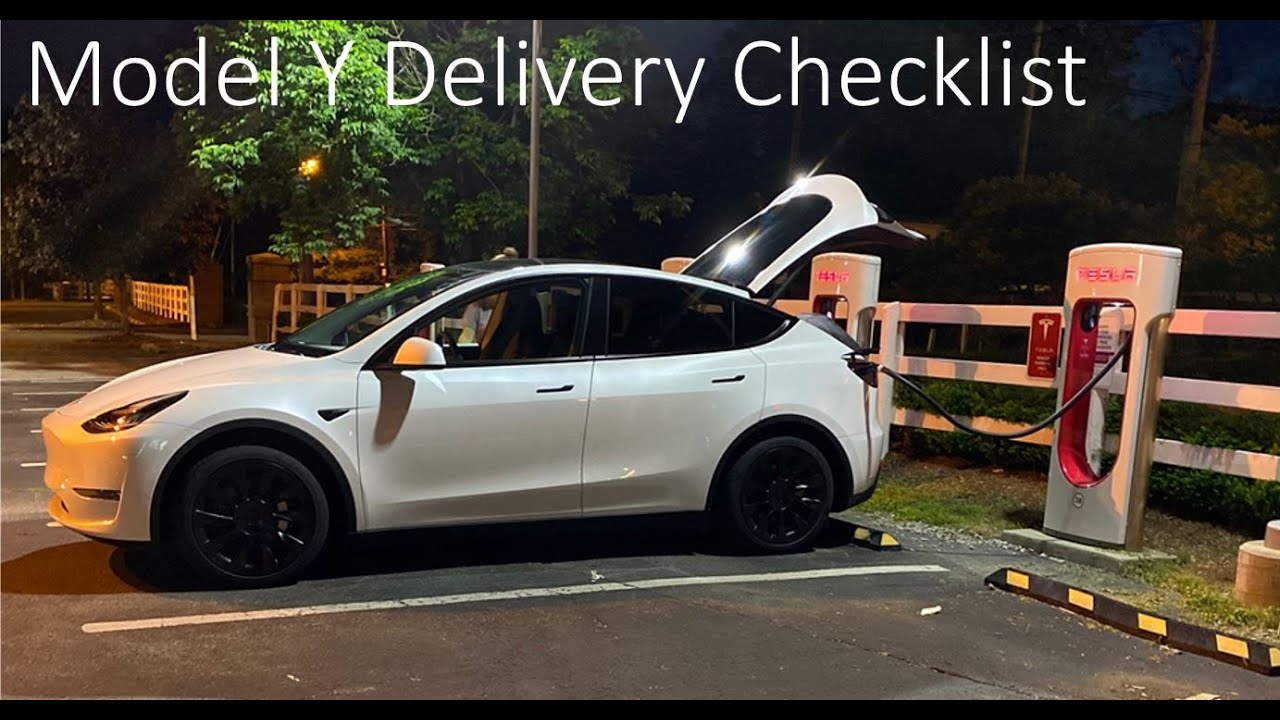 Tesla Model Y Delivery Checklist Youtube