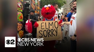 Knicks fan dressed as Elmo apologizes for viral NBA Finals post