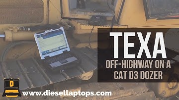 TEXA Off Highway on a CAT D3 Dozer