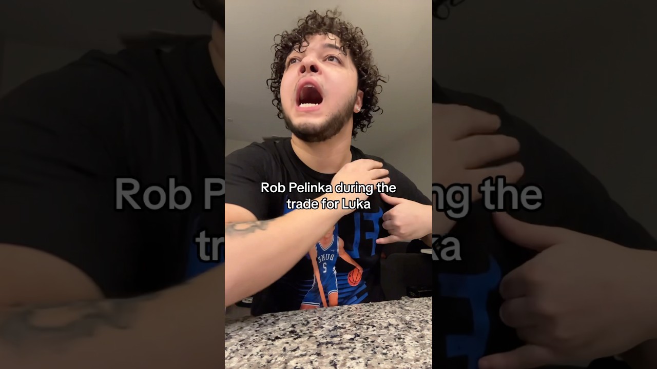 Rob Pelinka during the trade for Luka Doncic 😂 