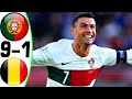 Portugal vs belgium 91  ronaldo  quaresma  all goals and highlights
