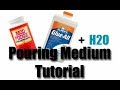 Poured Acrylic painting GLUE POURING MEDIUM TUTORIAL #1 by Maigan Lynn