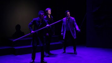 Hamlet - Act 1 Scene 4  - "The air bites shrewdly. It is very cold." (Subtitles in modern English)