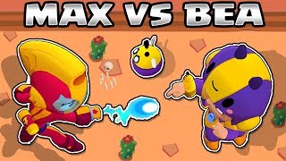 MAX VS BEA | 1vs1 | BRAWL STARS | NUEVOS BRAWLERS Resimi