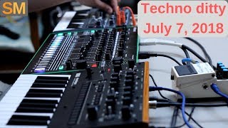Techno ditty July 7, 2018