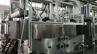 Automatic double-cylinder double-station forming machine