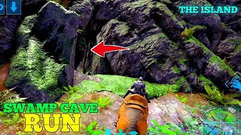 Swamp Cave Run EASY GUIDE! 🦖💨 #arkmobile